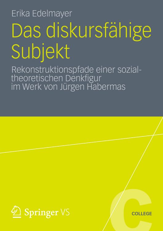Produktbild: Das diskursf&auml;hige Subjekt