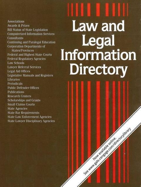 Produktbild: Law & Legal Information Directory