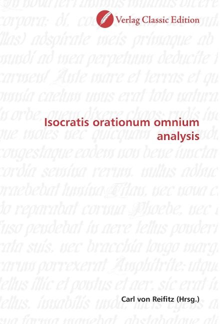 Produktbild: Isocratis orationum omnium analysis