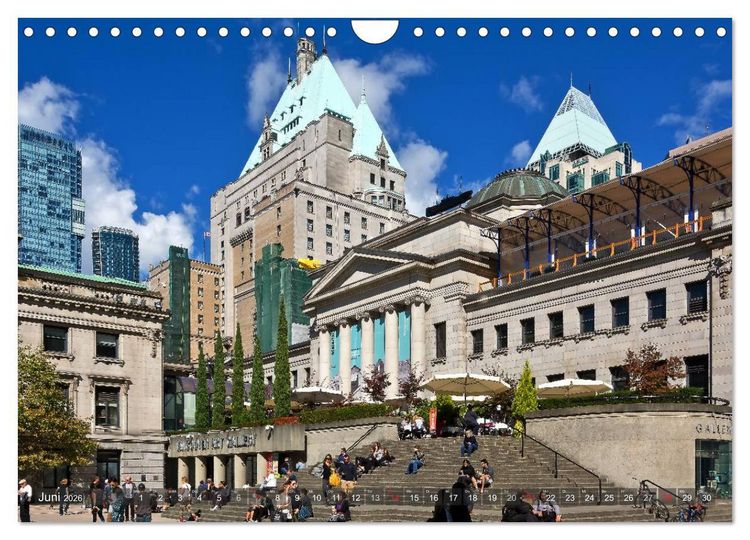 Produktbild: Vancouver Perspektiven (Wandkalender 2026 DIN A4 quer), CALVENDO Monatskalender