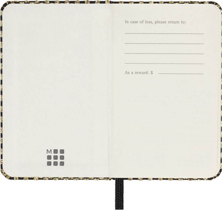Produktbild: Moleskine Shine Notizbuch, XS, Blanko, gold