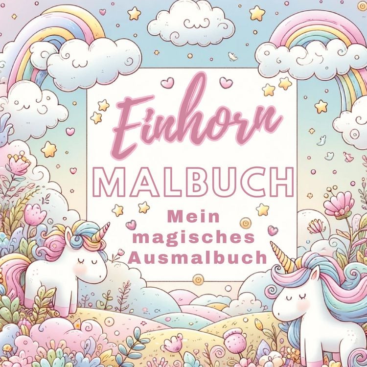 Produktbild: Einhorn Malbuch &ndash; Mein magisches Ausmalbuch
