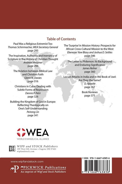 Produktbild: Evangelical Review of Theology, Volume 45, Number 4, November 2021