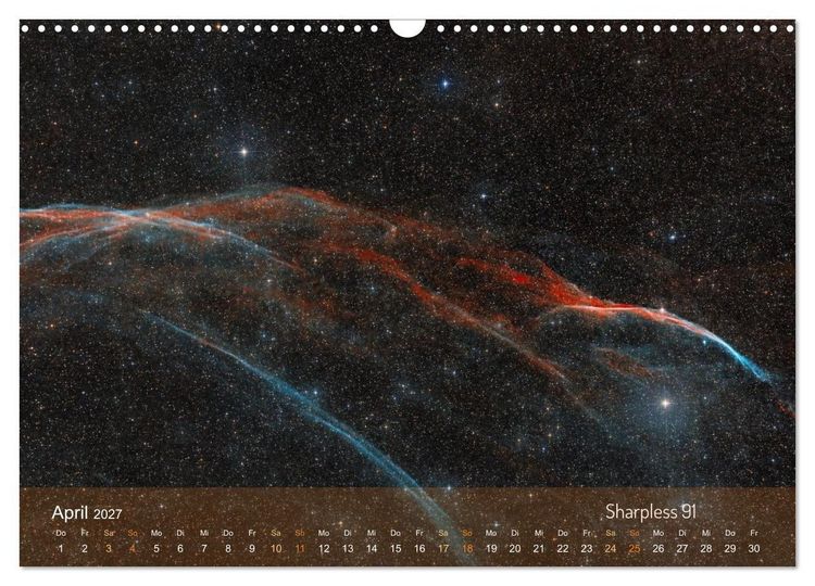 Produktbild: Deep Sky Kalender (Wandkalender 2027 DIN A3 quer), CALVENDO Monatskalender