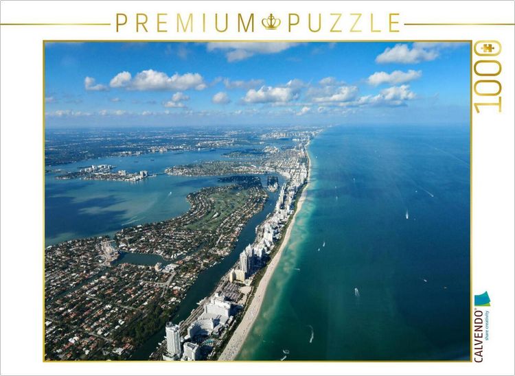 Produktbild: CALVENDO Puzzle Miami Beach, Florida, USA | 1000 Teile Lege-Gr&ouml;&szlig;e 64x48cm Foto-Puzzle f&uuml;r gl&uuml;ckliche Stunden
