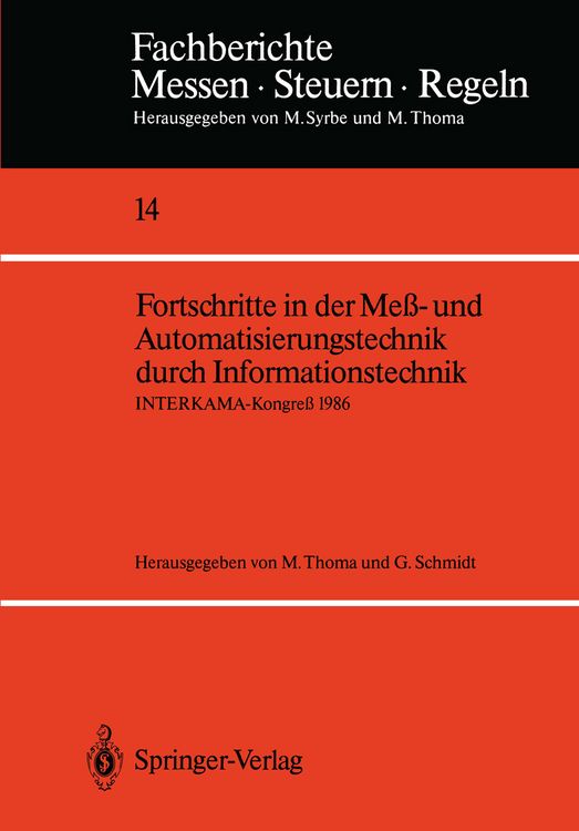 Produktbild: Fortschritte in der Me&szlig;- und Automatisierungstechnik durch Informationstechnik