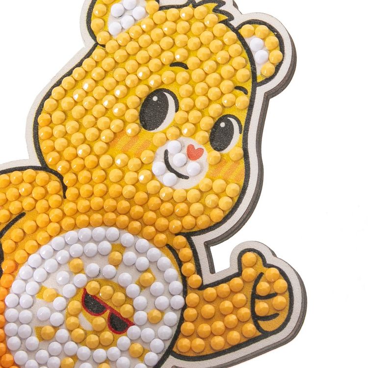 Produktbild: Craft Buddy CAFGR-32CBC059 - Crystal Art Buddies, Care Bears, Funshine Bear, gelb, Serie 6, Diamond Painting