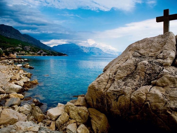 Produktbild: CALVENDO Puzzle Adriatische K&uuml;ste bei Split in Croatien | 1000 Teile Lege-Gr&ouml;&szlig;e 64x48cm Foto-Puzzle f&uuml;r gl&uuml;ckliche Stunden