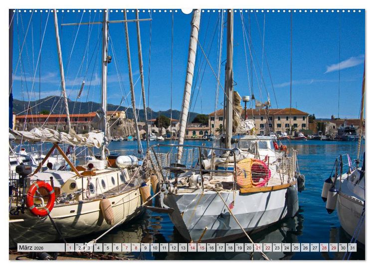 Produktbild: Insel Elba Impressionen (hochwertiger Premium Wandkalender 2026 DIN A2 quer), Kunstdruck in Hochglanz