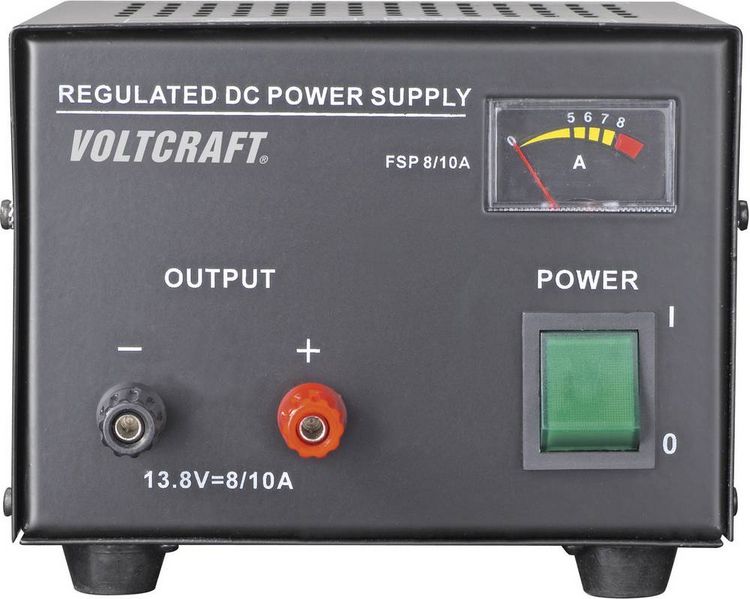 Produktbild: VOLTCRAFT FSP-1138 Labornetzger&auml;t, Festspannung 13.8 V/DC 8A 110W Anzahl Ausg&auml;nge 1 x