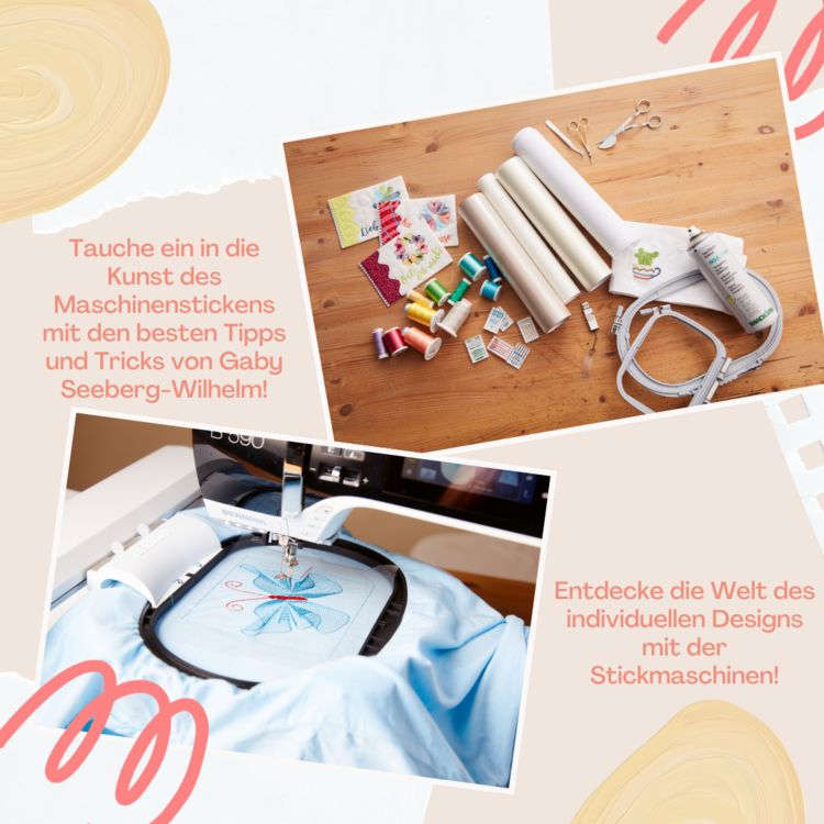 Produktbild: Sticken mit der Stickmaschine