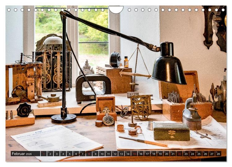 Produktbild: Traditionelles Handwerk, Werkst&auml;tten und Werkb&auml;nke im Focus (Wandkalender 2026 DIN A4 quer), CALVENDO Monatskalender