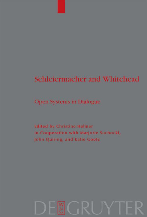 Produktbild: Schleiermacher and Whitehead