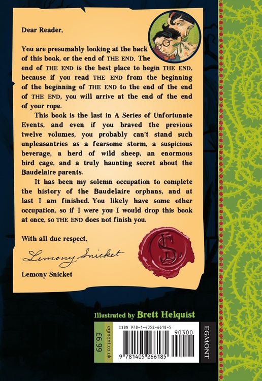 Produktbild: A Series of Unfortunate Events 13. The End