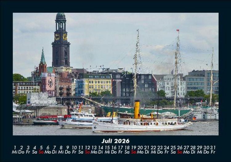 Produktbild: Hamburg 2026 Fotokalender DIN A5