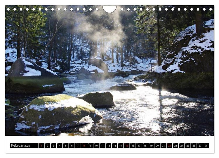 Produktbild: Nationalpark Harz Unber&uuml;hrte Natur und beschauliche St&auml;dte (Wandkalender 2026 DIN A4 quer), CALVENDO Monatskalender