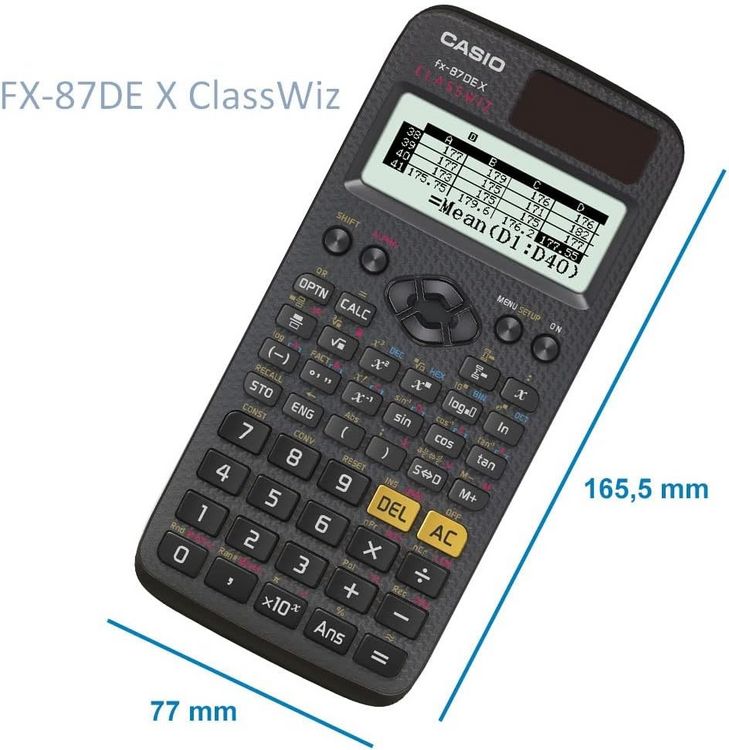 Produktbild: CASIO&reg; Schulrechner FX87DEX ClassWiz