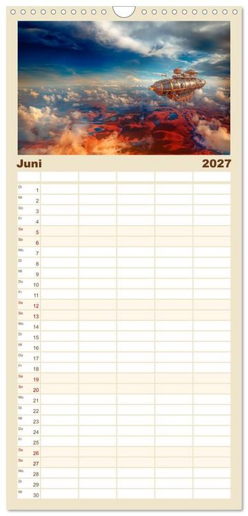 Produktbild: Familienplaner 2027 - Was heute noch wie ein M&auml;rchen klingt... mit 5 Spalten (Wandkalender, 21 x 45 cm) CALVENDO