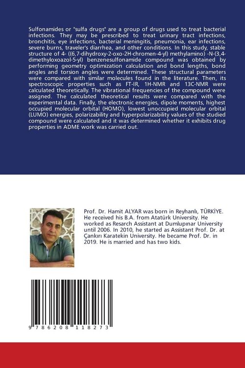 Produktbild: DFT AND ADME STUDIES ON NEW SULFONAMIDE COMPOUND