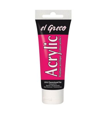Produktbild: KREUL el Greco Acrylic Fluoreszierend pink 75ml Tube