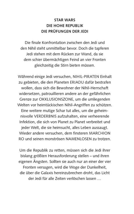 Produktbild: Star Wars Jugendroman: Die Hohe Republik - Ein mutiges Versprechen