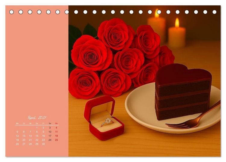 Produktbild: Sag's mit Schokolade (Tischkalender 2027 DIN A5 quer), CALVENDO Monatskalender