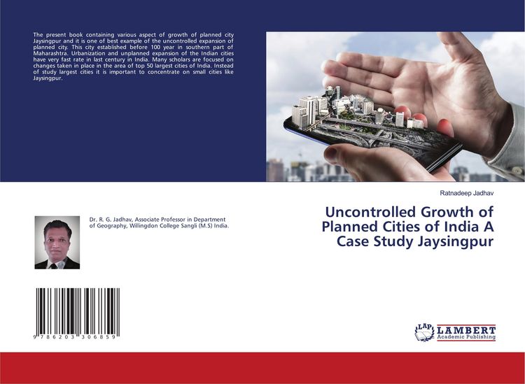 Produktbild: Uncontrolled Growth of Planned Cities of India A Case Study Jaysingpur