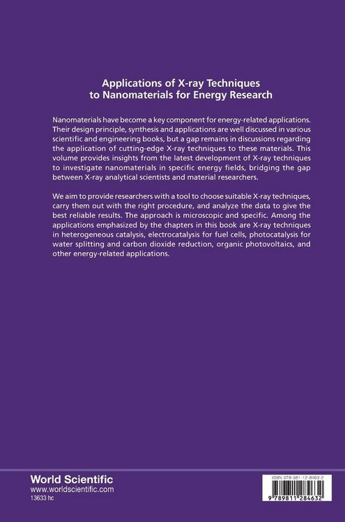 Produktbild: Applications Of X-Ray Tech Nanomaterials Energy Research