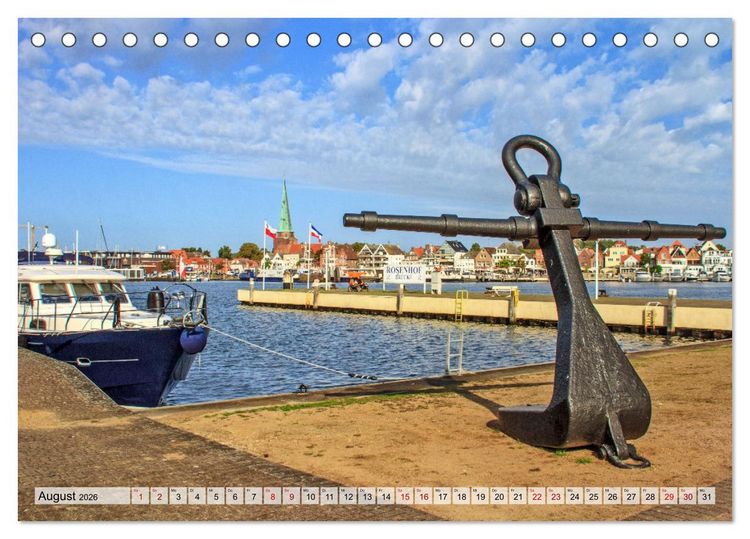 Produktbild: Halbinsel Priwall bei Travem&uuml;nde &ndash; Impressionen von der Ostseek&uuml;ste (Tischkalender 2026 DIN A5 quer), CALVENDO Monatskalender