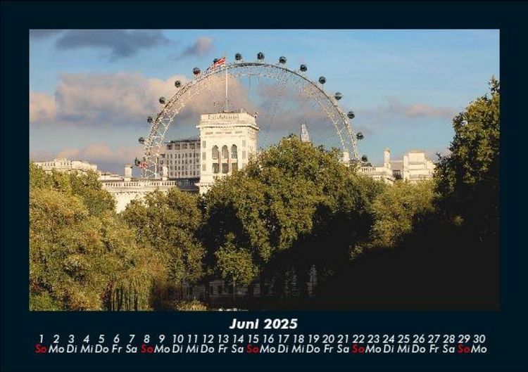 Produktbild: London 2025 Fotokalender DIN A5