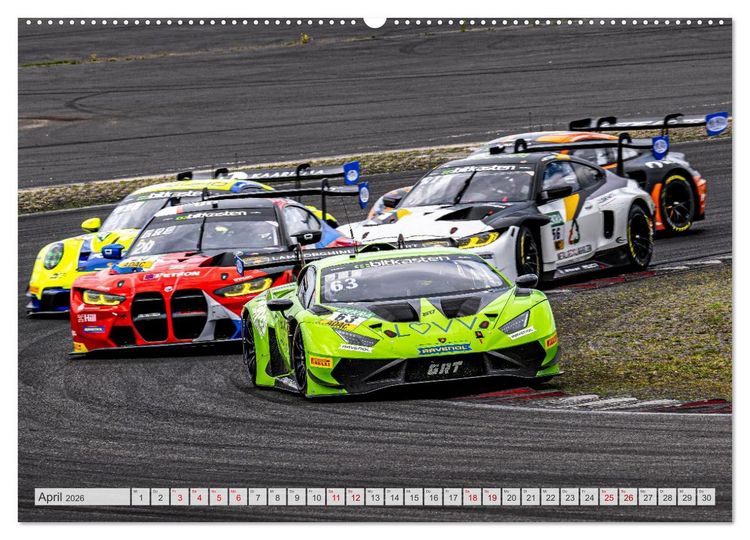 Produktbild: Wilde Stiere am N&uuml;rburgring (Wandkalender 2026 DIN A2 quer), CALVENDO Monatskalender