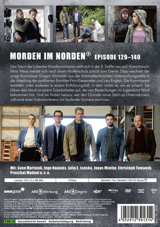 Produktbild: Morden im Norden - Staffel 9 [3 DVDs]