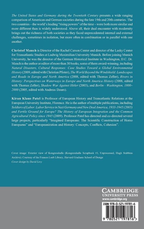Produktbild: The United States and Germany during the Twentieth Century