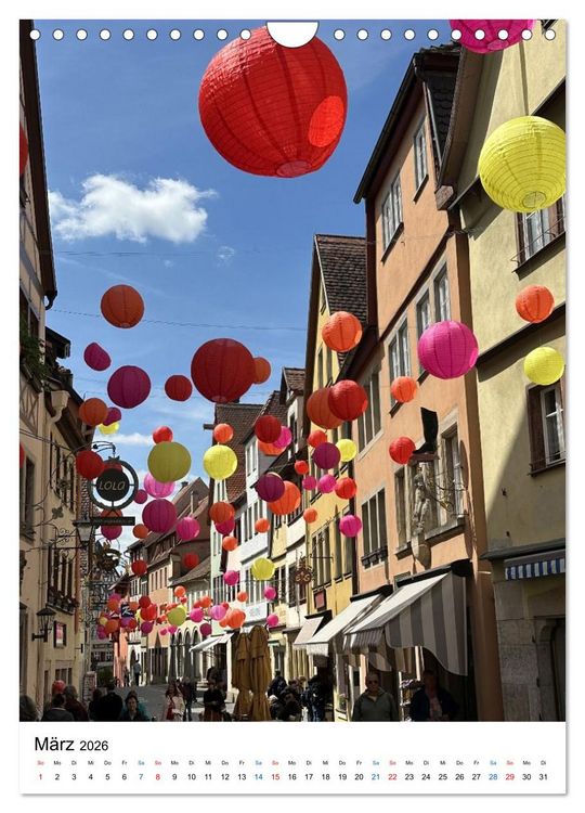 Produktbild: Romantik in Franken (Wandkalender 2026 DIN A4 hoch), CALVENDO Monatskalender