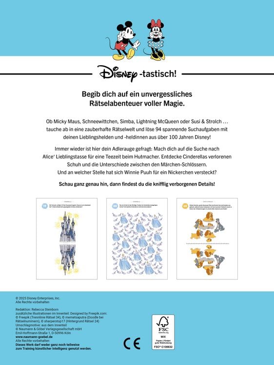 Produktbild: Suchr&auml;tsel Disney