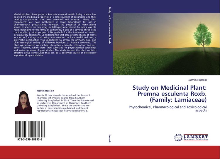 Produktbild: Study on Medicinal Plant: Premna esculenta Roxb. (Family: Lamiaceae)