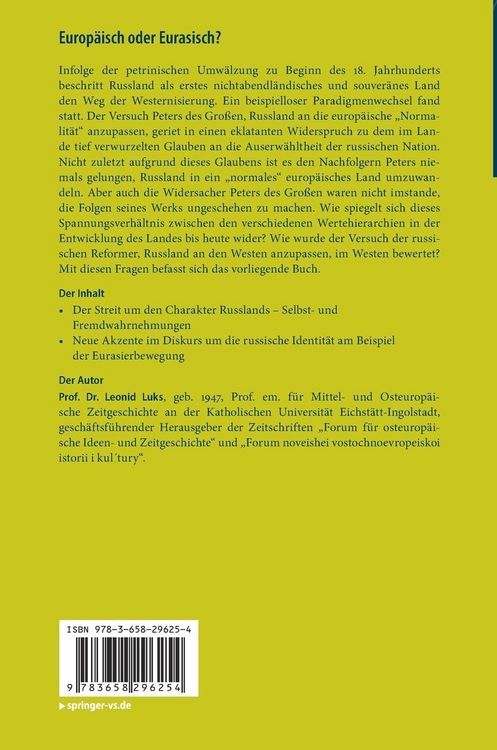 Produktbild: Europ&auml;isch oder Eurasisch?