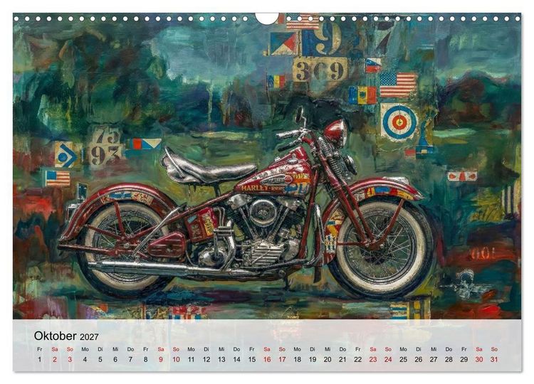 Produktbild: Kult-Motorr&auml;der der USA (Wandkalender 2027 DIN A3 quer), CALVENDO Monatskalender