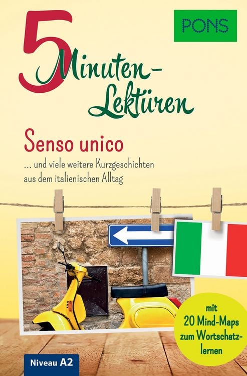 Produktbild: PONS 5-Minuten-Lekt&uuml;ren Italienisch A2 - Senso unico