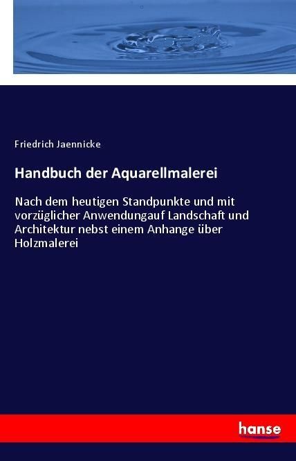 Produktbild: Handbuch der Aquarellmalerei