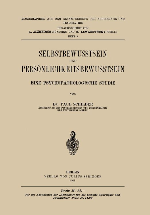 Produktbild: Selbstbewusstsein und Pers&ouml;nlichkeitsbewusstsein