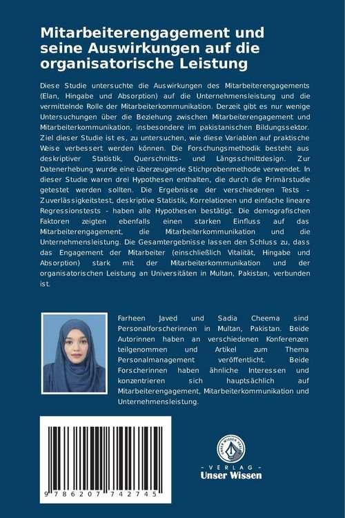 Produktbild: Mitarbeiterengagement und seine Auswirkungen auf die organisatorische Leistung