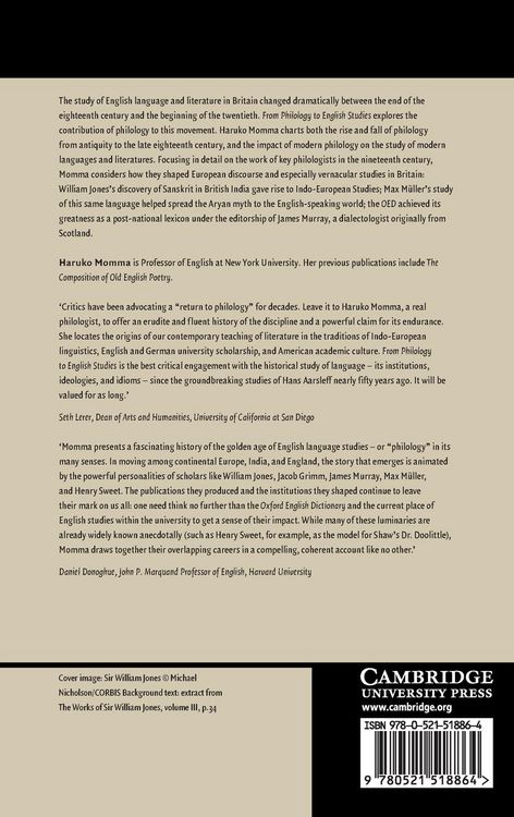 Produktbild: From Philology to English Studies