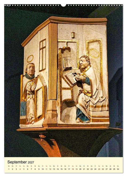 Produktbild: Martin Luther - Orte der Reformation (Wandkalender 2027 DIN A2 hoch), CALVENDO Monatskalender