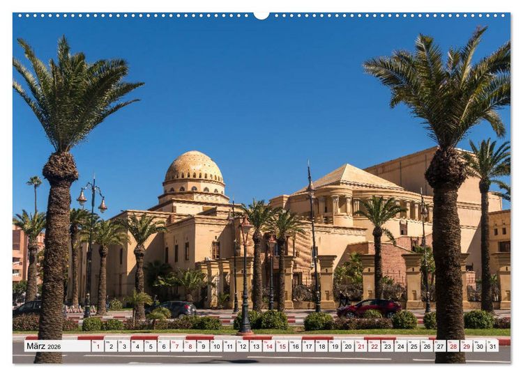Produktbild: Marokko - Marrakesch (Wandkalender 2026 DIN A2 quer), CALVENDO Monatskalender