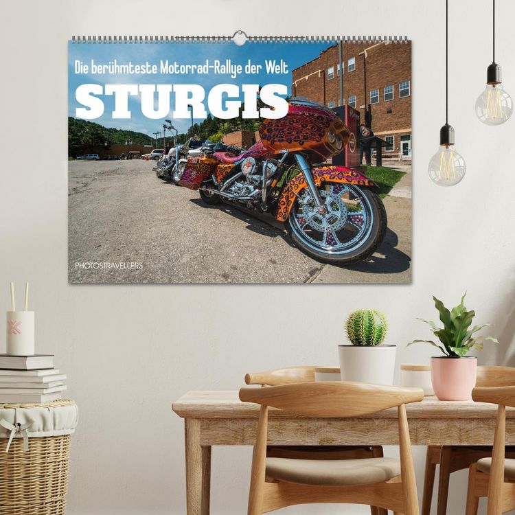 Produktbild: Sturgis - Die ber&uuml;hmteste Motorrad-Rallye der Welt (Wandkalender 2026 DIN A2 quer), CALVENDO Monatskalender