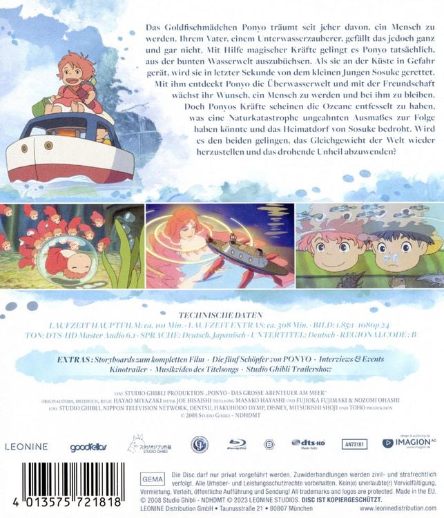 Produktbild: Ponyo - Das grosse Abenteuer am Meer - White Edition