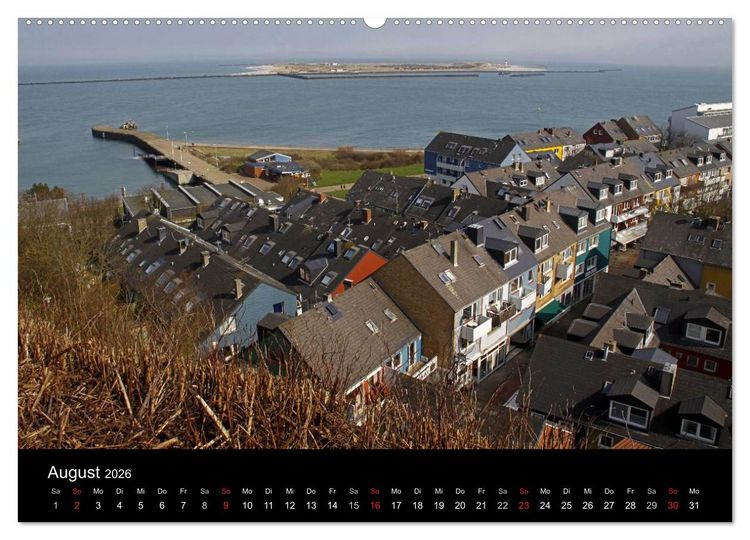 Produktbild: Helgoland (Wandkalender 2026 DIN A2 quer), CALVENDO Monatskalender