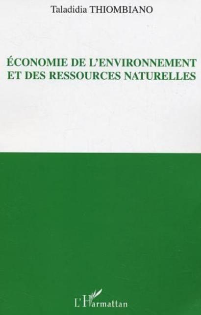 Produktbild: Economie de l'environnement etdes resso