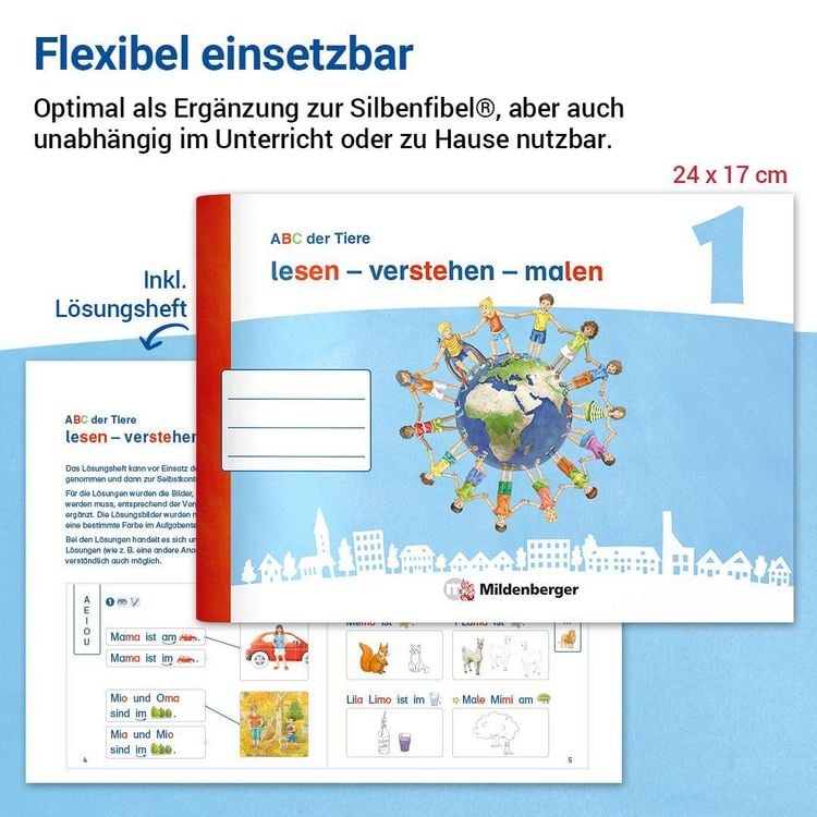 Produktbild: ABC der Tiere 1 Neubearbeitung &middot; lesen &ndash; verstehen &ndash; malen